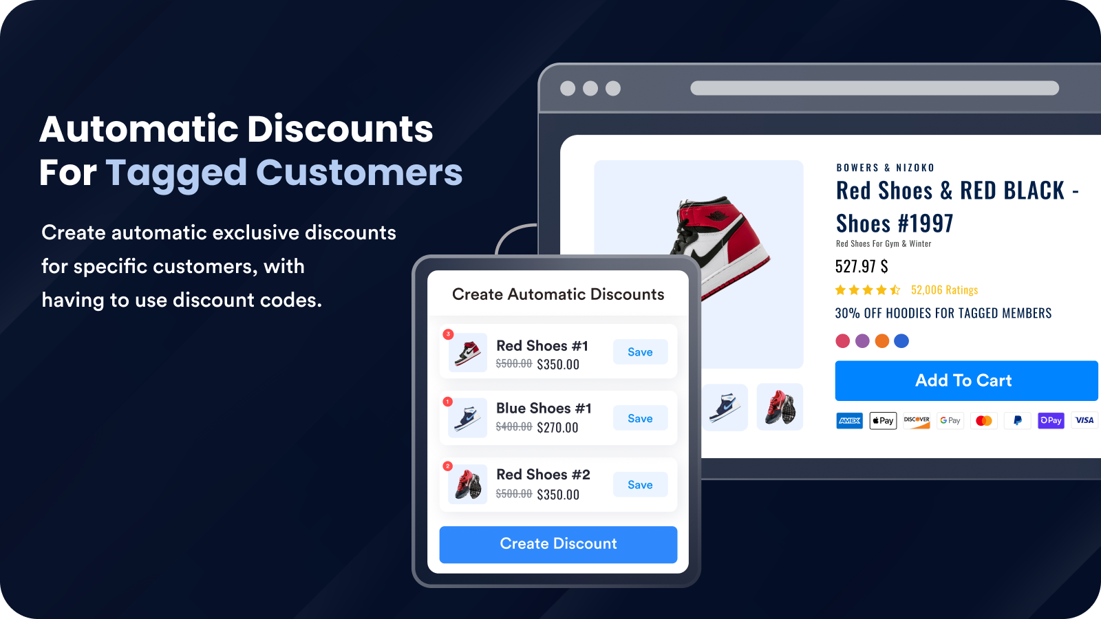 Automatic Discounts For Tagged Customers