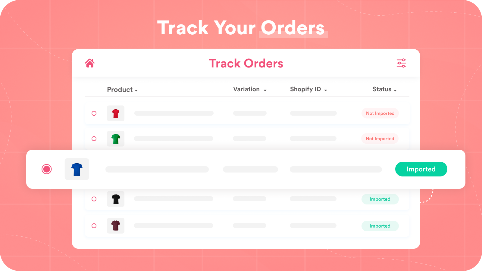 Track Your Orders